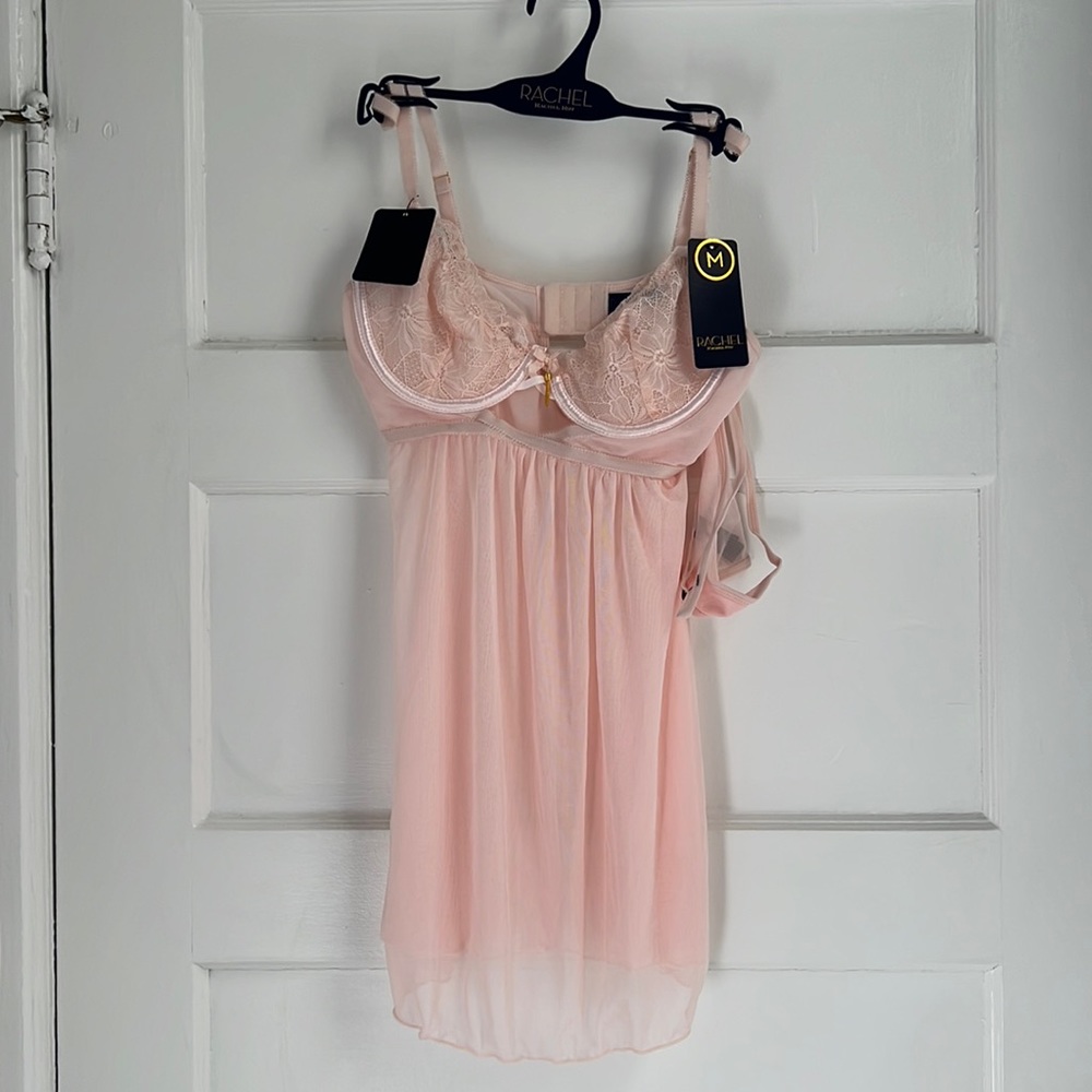 Blush Pink Babydoll w/ matching panty